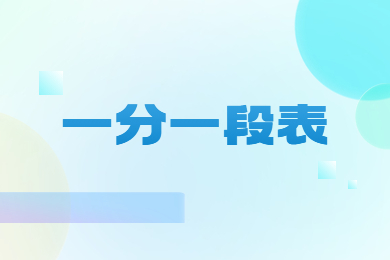 2024年河南专升本水利水电工程一分一段表